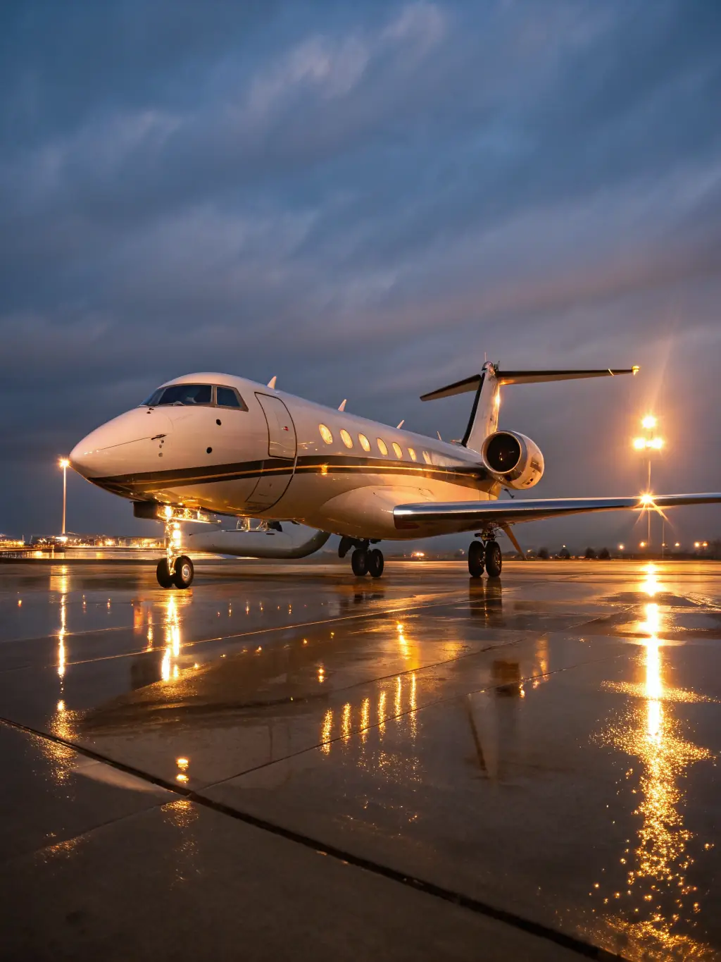A diverse fleet of private jets parked on a tarmac, representing the variety of aircraft available to Honest Jets members.